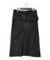YOHJI YAMAMOTO (ヨウジヤマモト) バックスリットスカート ブラック サイズ:S：4800円