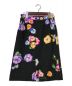 LEONARD (レオナール) ウール花柄タイトスカート ブラック サイズ:67-93：6800円