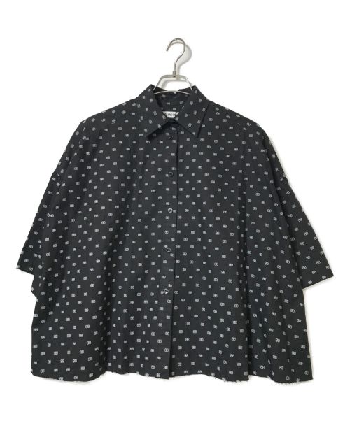 BALENCIAGA（バレンシアガ）BALENCIAGA (バレンシアガ) ポルカドットBBシャツ ブラック サイズ:36 未使用品の古着・服飾アイテム