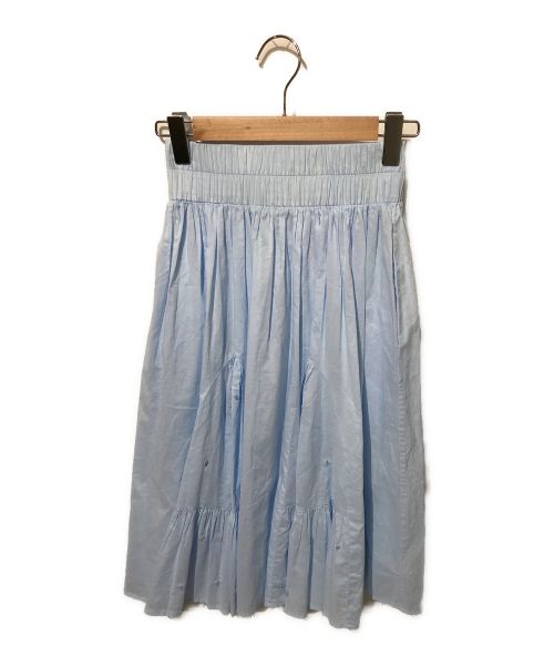 merlette（マーレット）merlette (マーレット) ティアードスカート ブルー サイズ:XSの古着・服飾アイテム