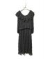HER LIP TO (ハーリップトゥ) Majolica Pleated Long Dress グレー サイズ:M 未使用品：11800円