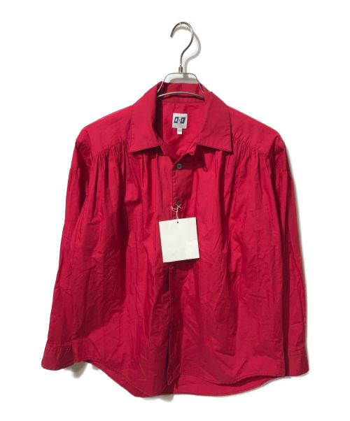 AiE（エーアイイー）AiE (エーアイイー) ギャザーシャツ レッド サイズ:XXSの古着・服飾アイテム