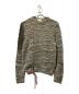 ARIES（アリーズ）の古着「drawstring cord knit sweater　ドローストリングコードニットセーター」｜ベージュ