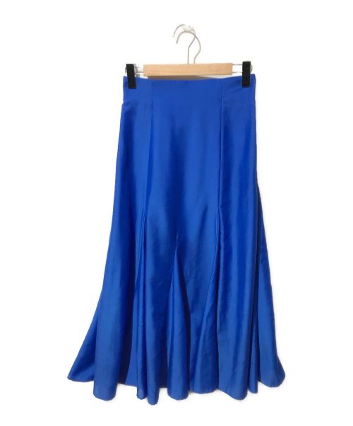JUSGLITTY（ジャスグリッティー）JUSGLITTY (ジャスグリッティー) マチフレアエアリースカート ブルー サイズ:2の古着・服飾アイテム