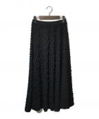 MAX&Co.マックスアンドコー）の古着「デザインスカート」｜ブラック