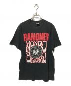 バンドTシャツバンドTシャツ）の古着「［古着］RAMONS（ラモーンズ）バンドＴシャツ」｜ブラック