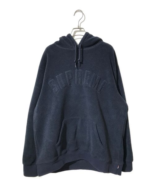 SUPREME（シュプリーム）SUPREME (シュプリーム) Polartec Hooded Sweatshirt/ポーラテックフーデッドスウェットシャツ ネイビー サイズ:XLの古着・服飾アイテム