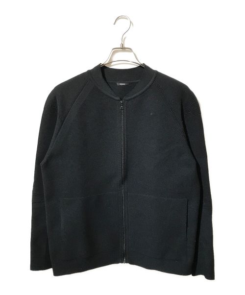 Denham（デンハム）Denham (デンハム) WG TECH JACKET/ニットブルゾン ブラック サイズ:Mの古着・服飾アイテム