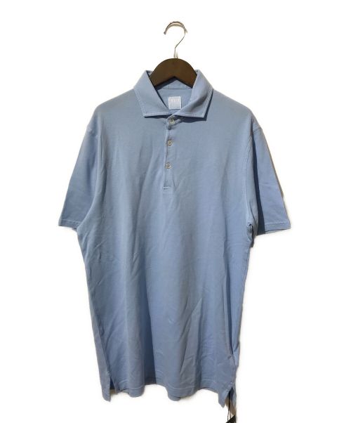 FEDELI（フェデーリ）FEDELI (フェデーリ) ポロシャツ ブルー サイズ:52の古着・服飾アイテム