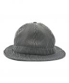 SUPREMEシュプリーム）の古着「stripe mesh bell hat」｜ネイビー