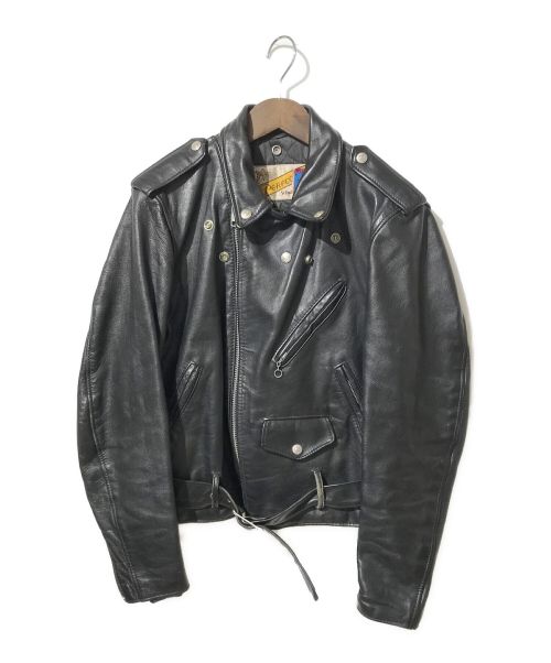 Schott（ショット）Schott (ショット) ライダースジャケット ブラック サイズ:36の古着・服飾アイテム