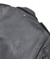 中古・古着 Schott (ショット) ライダースジャケット ブラック サイズ:36：19800円