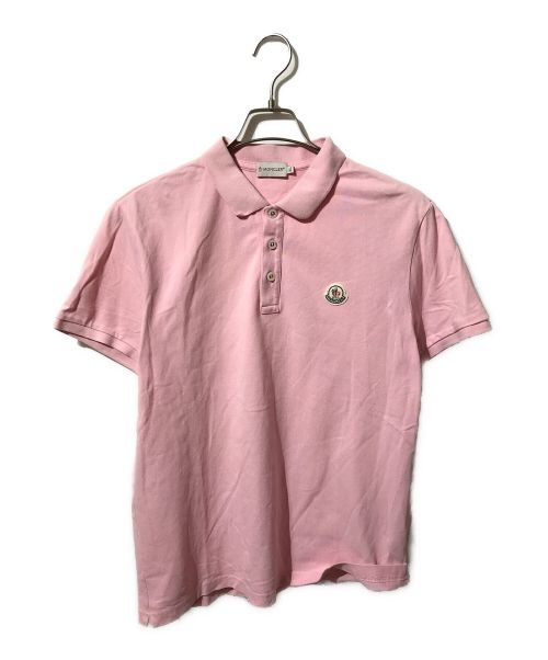 MONCLER（モンクレール）MONCLER (モンクレール) ポロシャツ ピンク サイズ:XLの古着・服飾アイテム