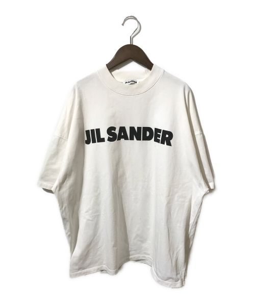 JIL SANDER（ジルサンダー）JIL SANDER (ジルサンダー) ロゴカットソー ホワイト サイズ:Sの古着・服飾アイテム