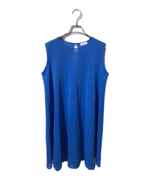 BALLSEY（ボールジィ）BALLSEY (ボールジィ) ペーパーポリエステル フレアプルオーバー ブルー サイズ:Freeの古着・服飾アイテム