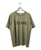 CELINEセリーヌ）の古着「ルーズ Tシャツ / コットンジャージー」｜カーキ