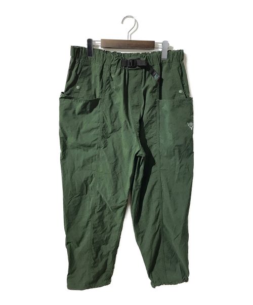 South2 West8（サウスツー ウエストエイト）south2 west8 (サウスツー ウエストエイト) Belted C.S. Pant カーキ サイズ:Lの古着・服飾アイテム
