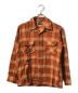 PENDLETON（ペンドルトン）の古着「ヴィンテージチェックシャツ」｜オレンジ