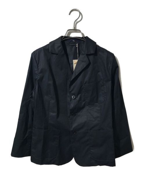 45R（フォーティーファイブアール）45R (フォーティーファイブアール) 高密度ツイルコーティングジャケット ネイビー サイズ:Lの古着・服飾アイテム
