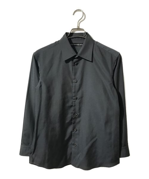 ISSEY MIYAKE（イッセイミヤケ）ISSEY MIYAKE (イッセイミヤケ) サイドプリーツシャツ チャコールグレー サイズ:1の古着・服飾アイテム