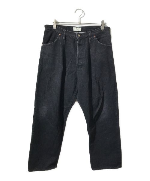 HERILL（ヘリル）HERILL (ヘリル) Black Denim 4PK Tack Pants ブラック サイズ:3の古着・服飾アイテム