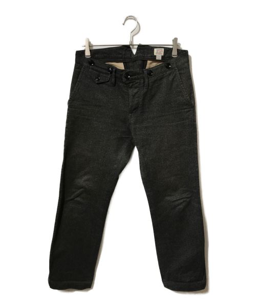 ORGUEIL（オルゲイユ）ORGUEIL (オルゲイユ) サスペンダーボタン付パンツ オリーブ サイズ:32の古着・服飾アイテム