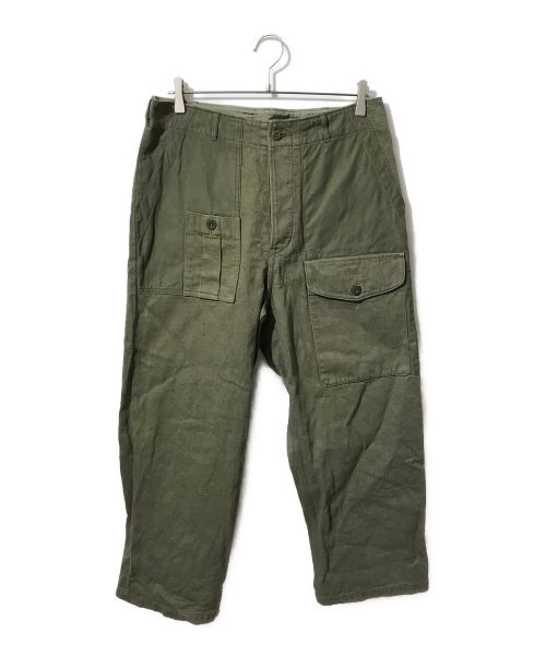 NIGEL CABOURN（ナイジェルケーボン）NIGEL CABOURN (ナイジェルケーボン) BEAMS PLUS (ビームスプラス) 別注 Army Fatigue Pants カーキ サイズ:32の古着・服飾アイテム