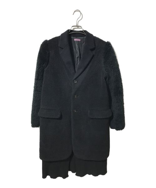 SueUNDERCOVER（スーアンダーカバー）SueUNDERCOVER (スーアンダーカバー) チェスターコート ブラック サイズ:Sの古着・服飾アイテム