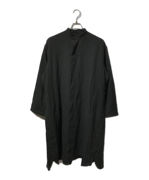Y's（ワイズ）Y's (ワイズ) サイドスナップボタンウールシャツワンピース オリーブ サイズ:2の古着・服飾アイテム
