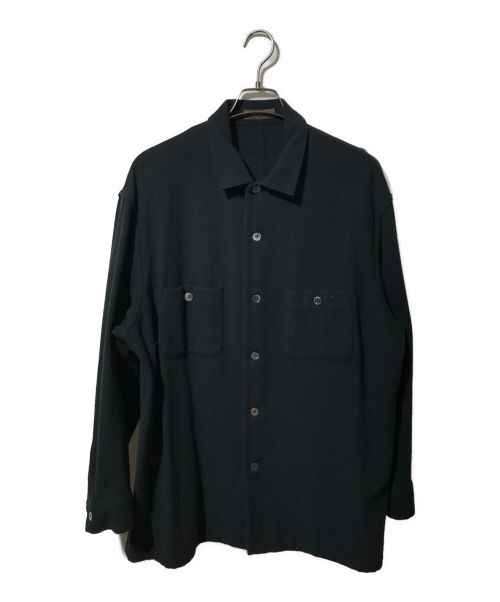 Y's for men（ワイズフォーメン）Y's for men (ワイズフォーメン) ウールシャツ チャコールグレー サイズ:表記なしの古着・服飾アイテム