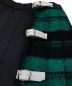 中古・古着 O'NEIL OF DUBLIN (オニールオブダブリン) ラップスカート ブラック×グリーン サイズ:8：8800円