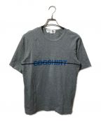 COMME des GARCONS SHIRTコムデギャルソンシャツ）の古着「アーカイブロゴプリントTシャツ」｜グレー
