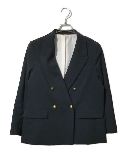 Mila Owen（ミラオーウェン）Mila Owen (ミラオーウェン) 金釦ダブルブレストジャケット ブラック サイズ:1の古着・服飾アイテム