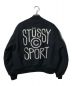 stussy (ステューシー) SPORT MELTON VARSITY JACKET ブラック サイズ:M：30000円