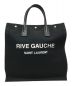 Saint Laurent Paris（サンローランパリ）の古着「RIVE GAUCHE TOTE BAG」｜ブラック