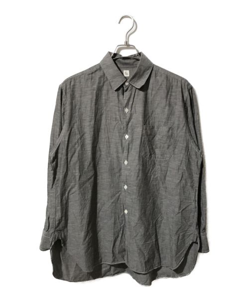 KAPTAIN SUNSHINE（キャプテンサンシャイン）KAPTAIN SUNSHINE (キャプテンサンシャイン) Regular Collar Shirt グレー サイズ:38の古着・服飾アイテム