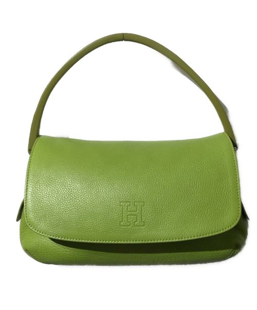 HIROFU（ヒロフ）HIROFU (ヒロフ) ハンドバッグ グリーンの古着・服飾アイテム