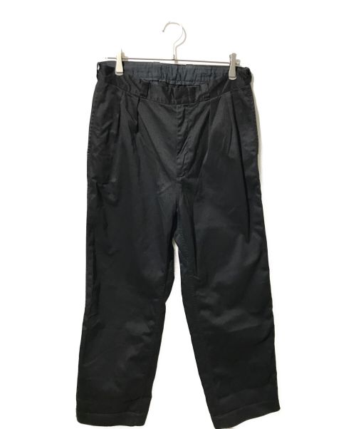 nanamica（ナナミカ）nanamica (ナナミカ) Double Pleat Wide Chino Pants ブラック サイズ:32の古着・服飾アイテム