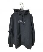 SUPREMEシュプリーム）の古着「KAWS Chalk Logo Hooded Sweatshirt」｜ブラック