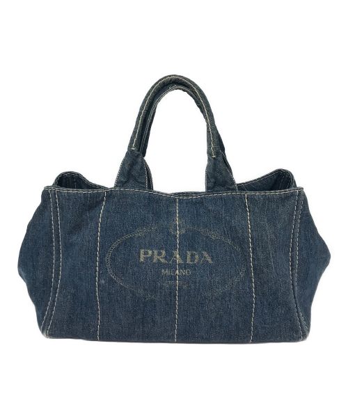 PRADA（プラダ）PRADA (プラダ) カナパデニムトートバッグ インディゴの古着・服飾アイテム