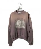 Acne studiosアクネ ストゥディオス）の古着「Printed Pullover Sweatshirt」｜ピンク