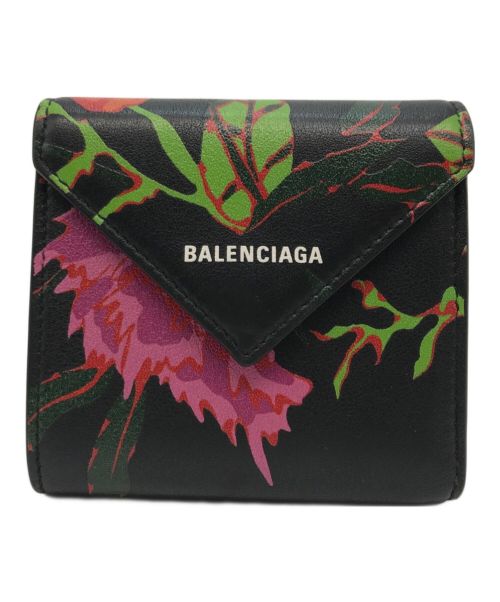 BALENCIAGA（バレンシアガ）BALENCIAGA (バレンシアガ) ペーパーウォレット ブラックの古着・服飾アイテム