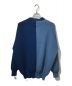 COMME des GARCONS SHIRT (コムデギャルソンシャツ) Lochauen of Scotland バイカラーニットカーディガン ネイビー×ブルー サイズ:M：17000円