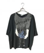 Vivienne Westwood manヴィヴィアン ウェストウッド マン）の古着「プリントTシャツ」｜ブラック
