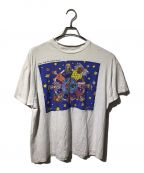 Hanesヘインズ）の古着「ヴィンテージア－トペイントTシャツ/ KIKI SUAREZ/90‘ｓ」｜ホワイト