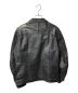 PAUL SMITH (ポールスミス) シングルライダースレザージャケット ブラック サイズ:L：12000円