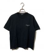 COMME des GARCONS HOMMEコムデギャルソン オム）の古着「綿天竺 製品プリント S/S T-SHIRT/HK-T009」｜ブラック