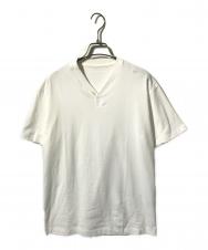 ISSEY MIYAKE MEN (イッセイミヤケメン) VネックTシャツ ホワイト サイズ:1