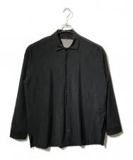 ONE GRAVITY (ワングラヴィティ) パワーネットオーバーレイヤーシャツ/長袖シャツ ブラック サイズ:M