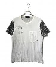STONE ISLAND (ストーンアイランド) ポケットTシャツ/Tシャツ ホワイト サイズ:S